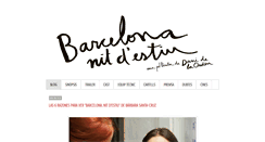 Desktop Screenshot of barcelonanitdestiu.com