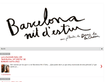 Tablet Screenshot of barcelonanitdestiu.com